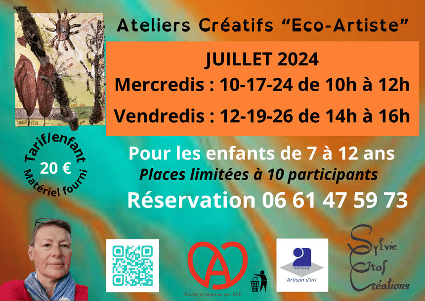 2024 07 26 ateliers creatifs eco artiste juillet sylvie graf creations a marlenheim